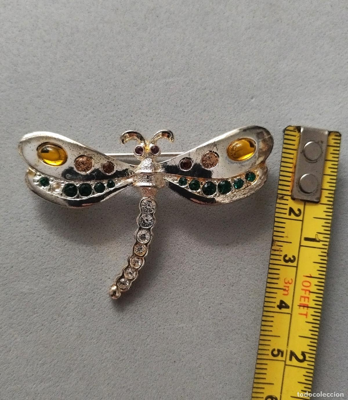 Joyeria: Broche forma de lib&eacute;lula, bisuter&iacute;a. - Foto 4