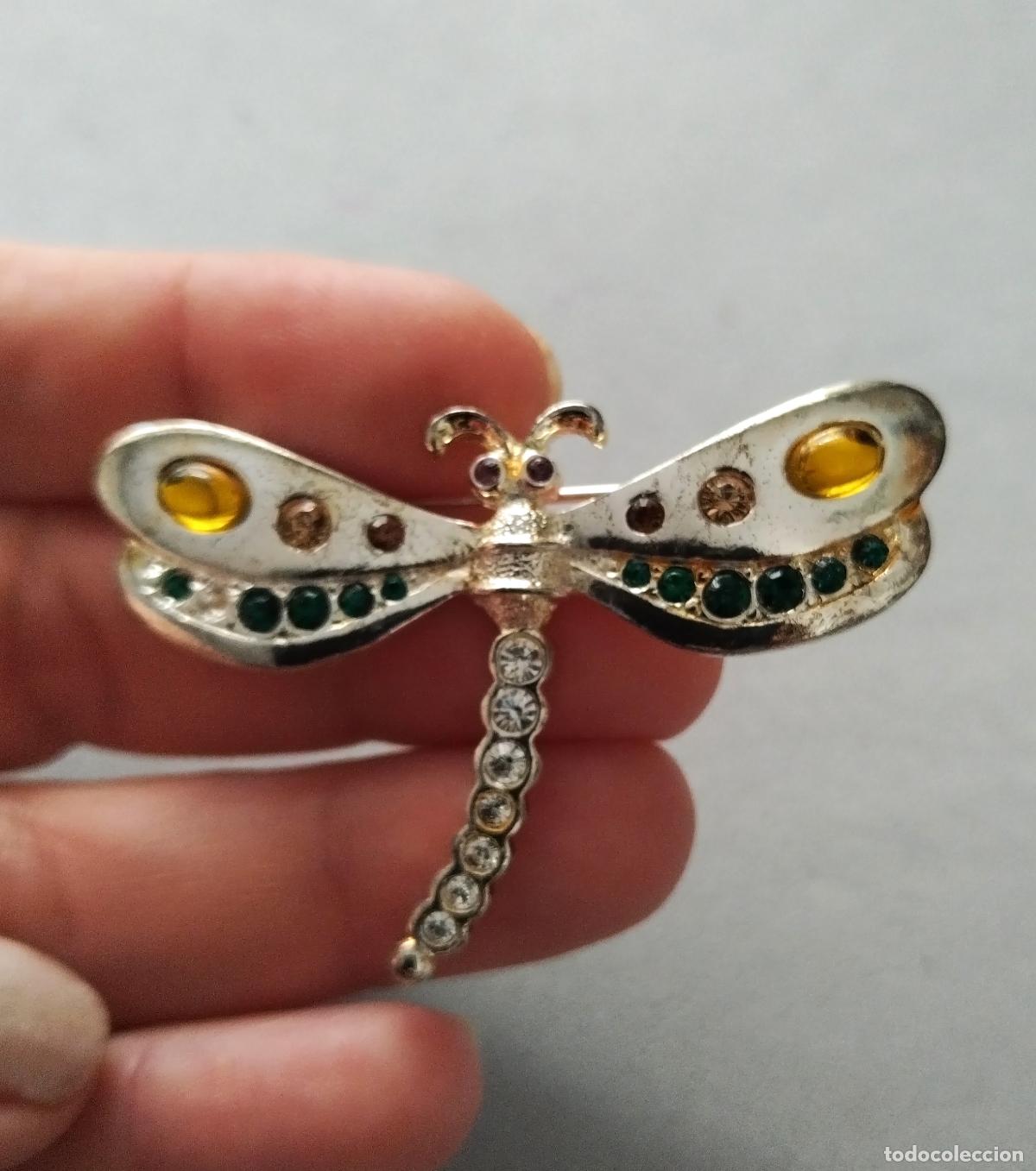 Joyeria: Broche forma de lib&eacute;lula, bisuter&iacute;a. - Foto 1