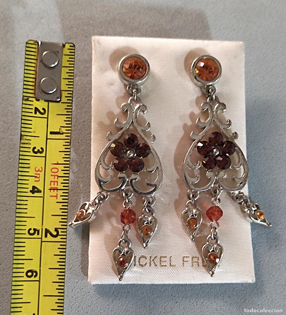 Joyeria: Pendientes largos plateados. - Foto 3