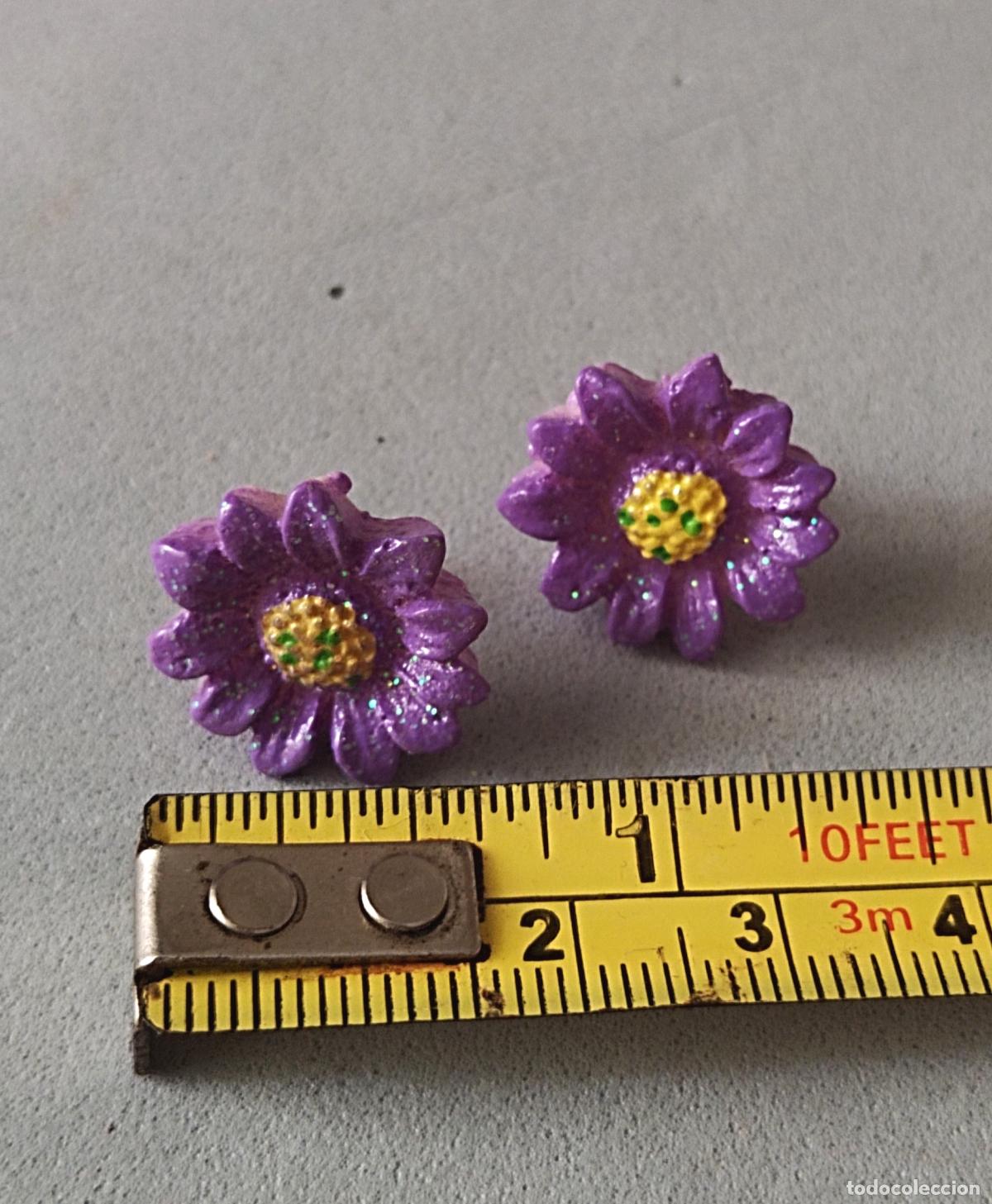 Joyeria: Pendientes forma flor. - Foto 2