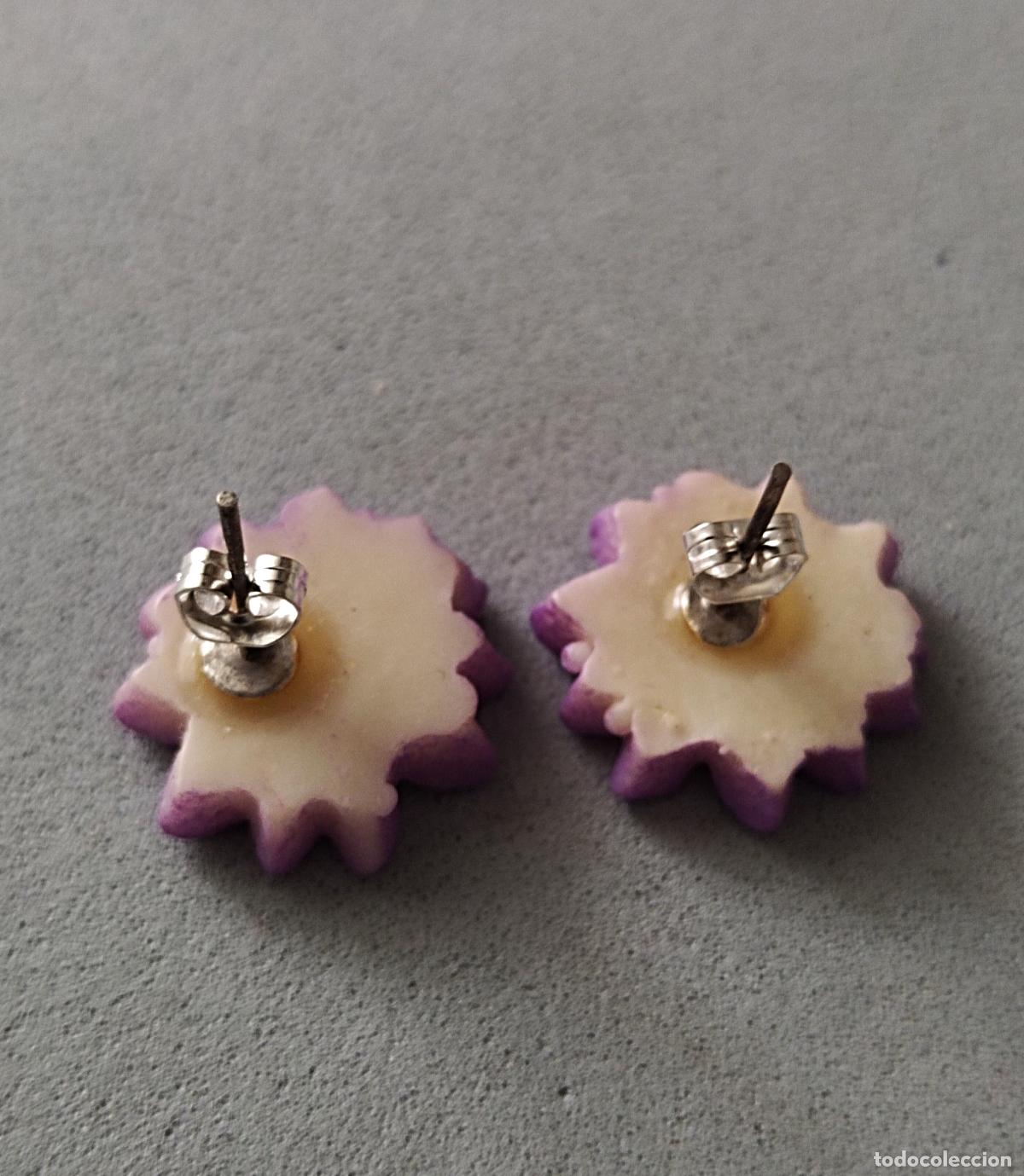 Joyeria: Pendientes forma flor. - Foto 3