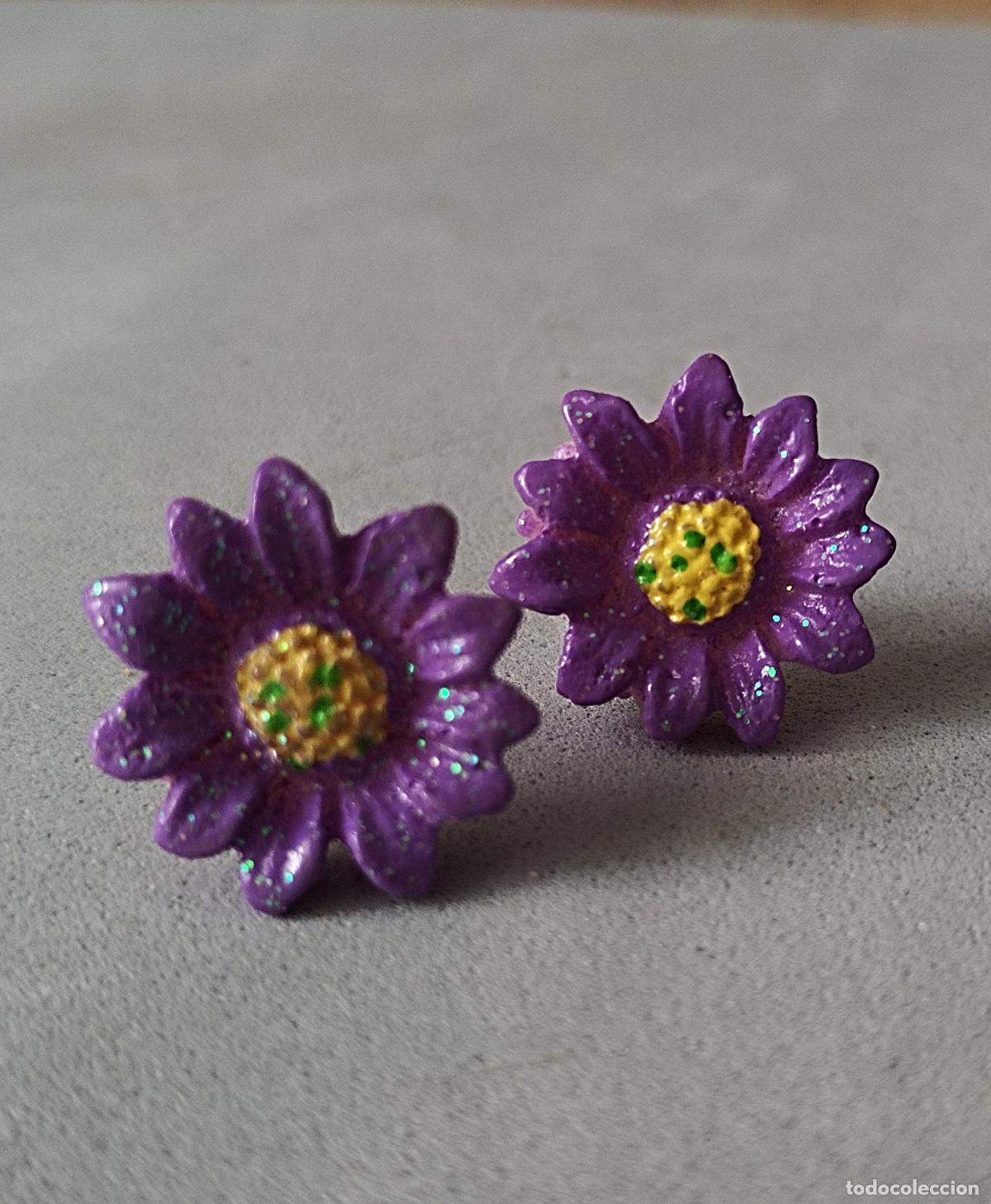 Joyeria: Pendientes forma flor. - Foto 1