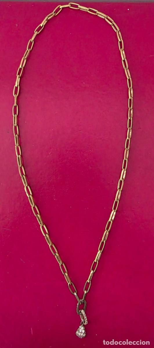 Joyeria: Cadena eslab&oacute;n rectangular con colgante - Foto 1