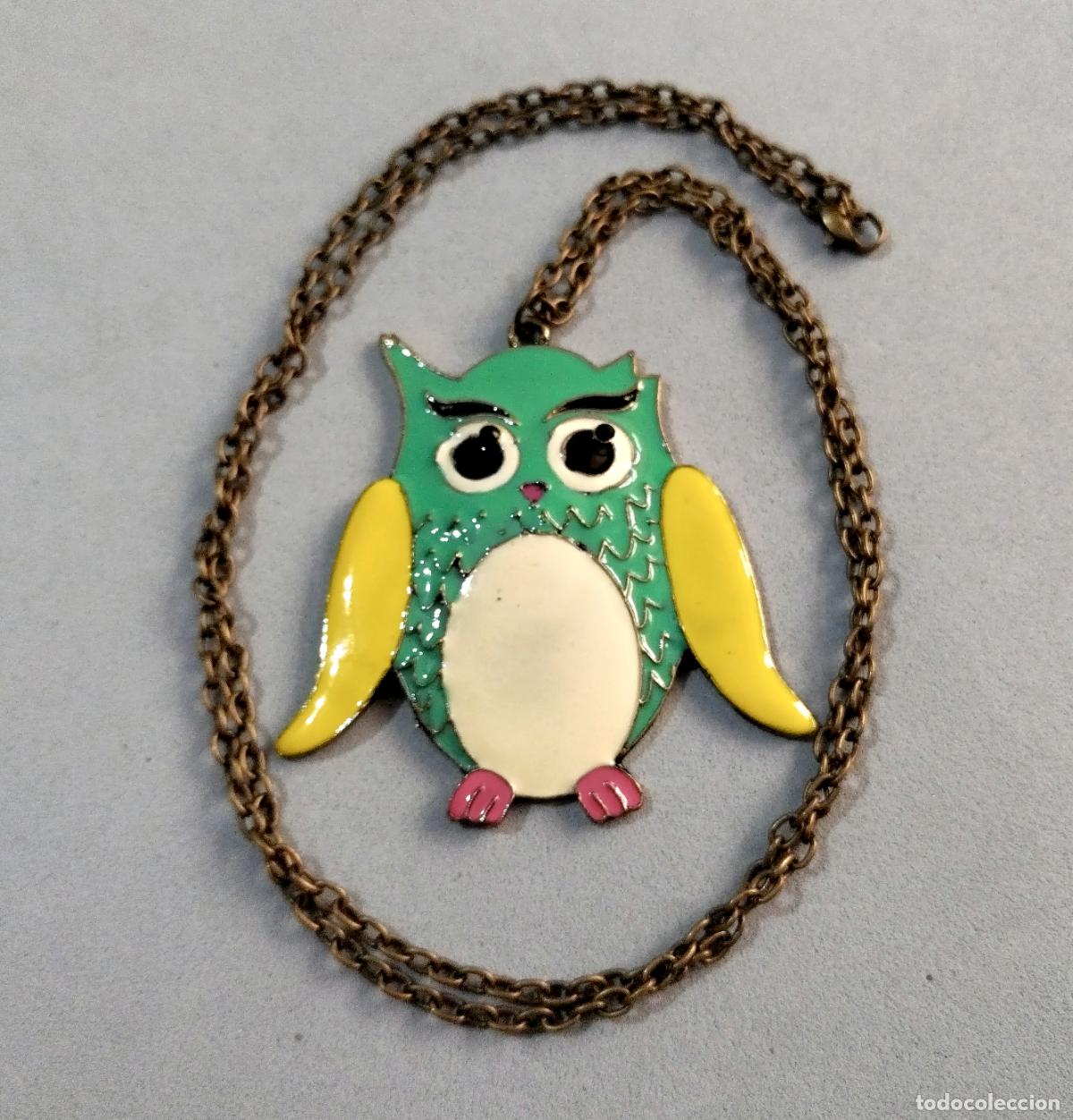 Joyeria: Colgante de b&uacute;ho, con cadena. - Foto 2