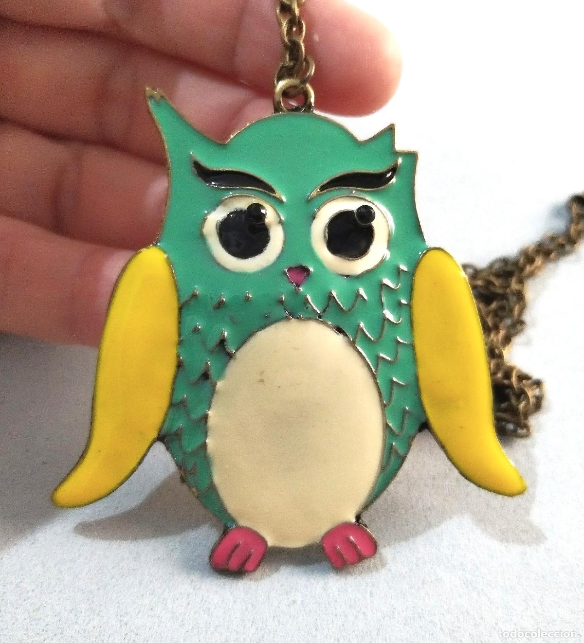 Joyeria: Colgante de b&uacute;ho, con cadena. - Foto 1