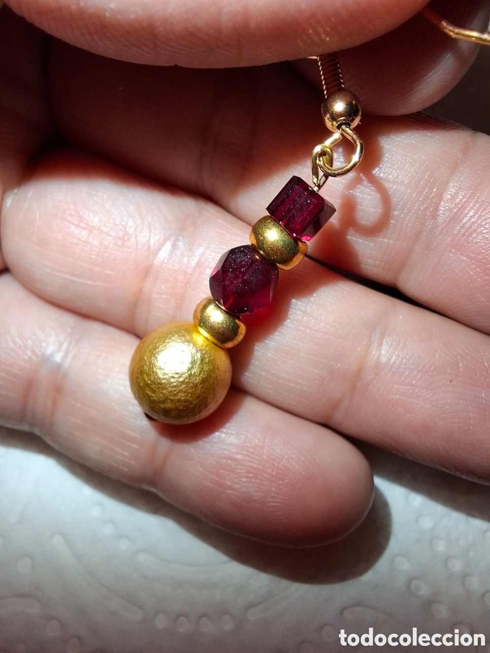 Joyeria: Preciosos pendientes bicolor - Foto 3