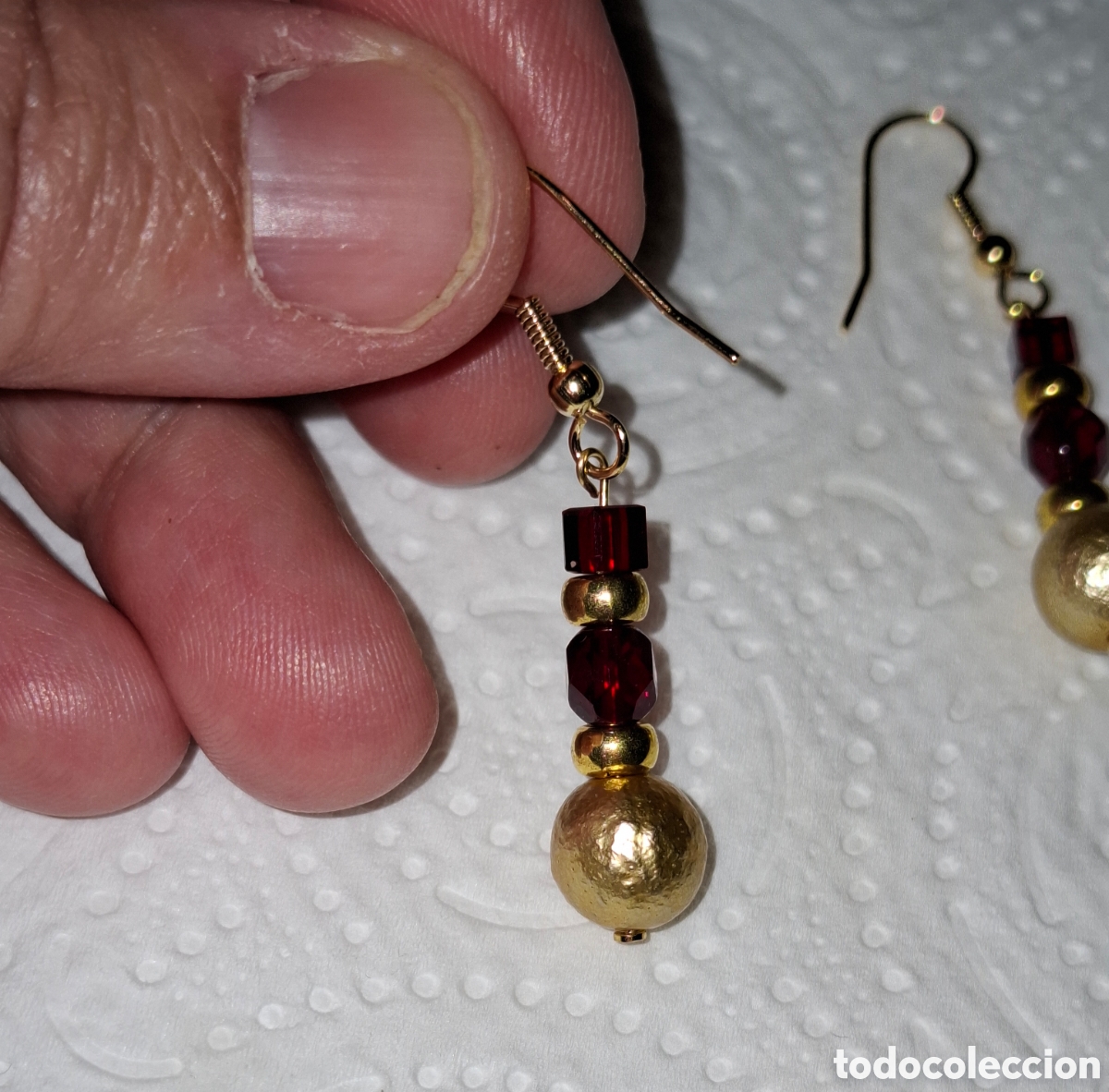 Joyeria: Preciosos pendientes bicolor - Foto 4