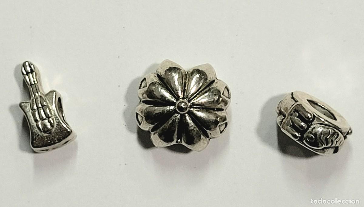 Joyeria: ABALORIOS PARA PULSERA PANDORA. LOTE DE TRES - Foto 1