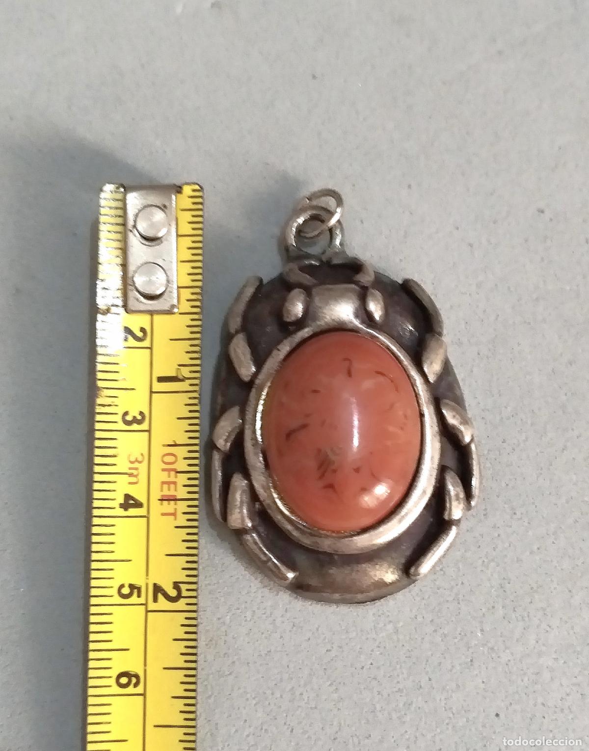 Joyeria: Colgante plateado, insecto. - Foto 3