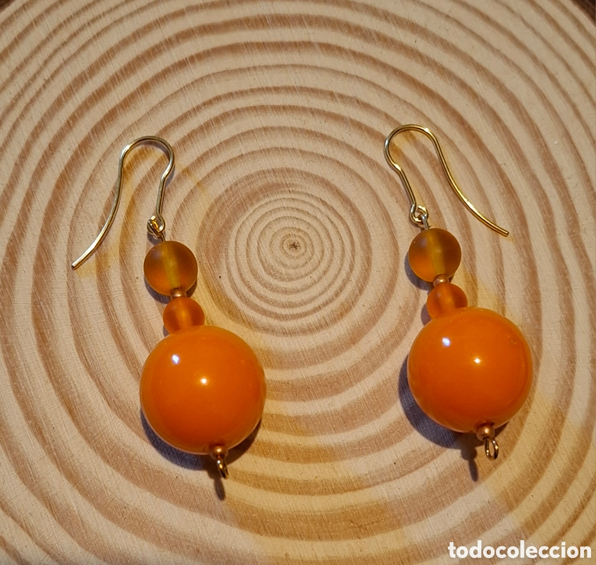 Joyeria: Pendientes en tonos naranjas - Foto 3
