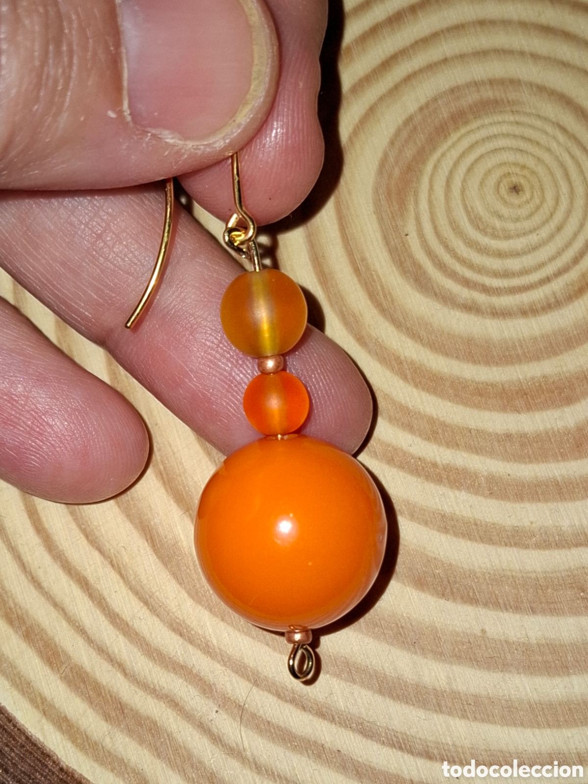 Joyeria: Pendientes en tonos naranjas - Foto 4
