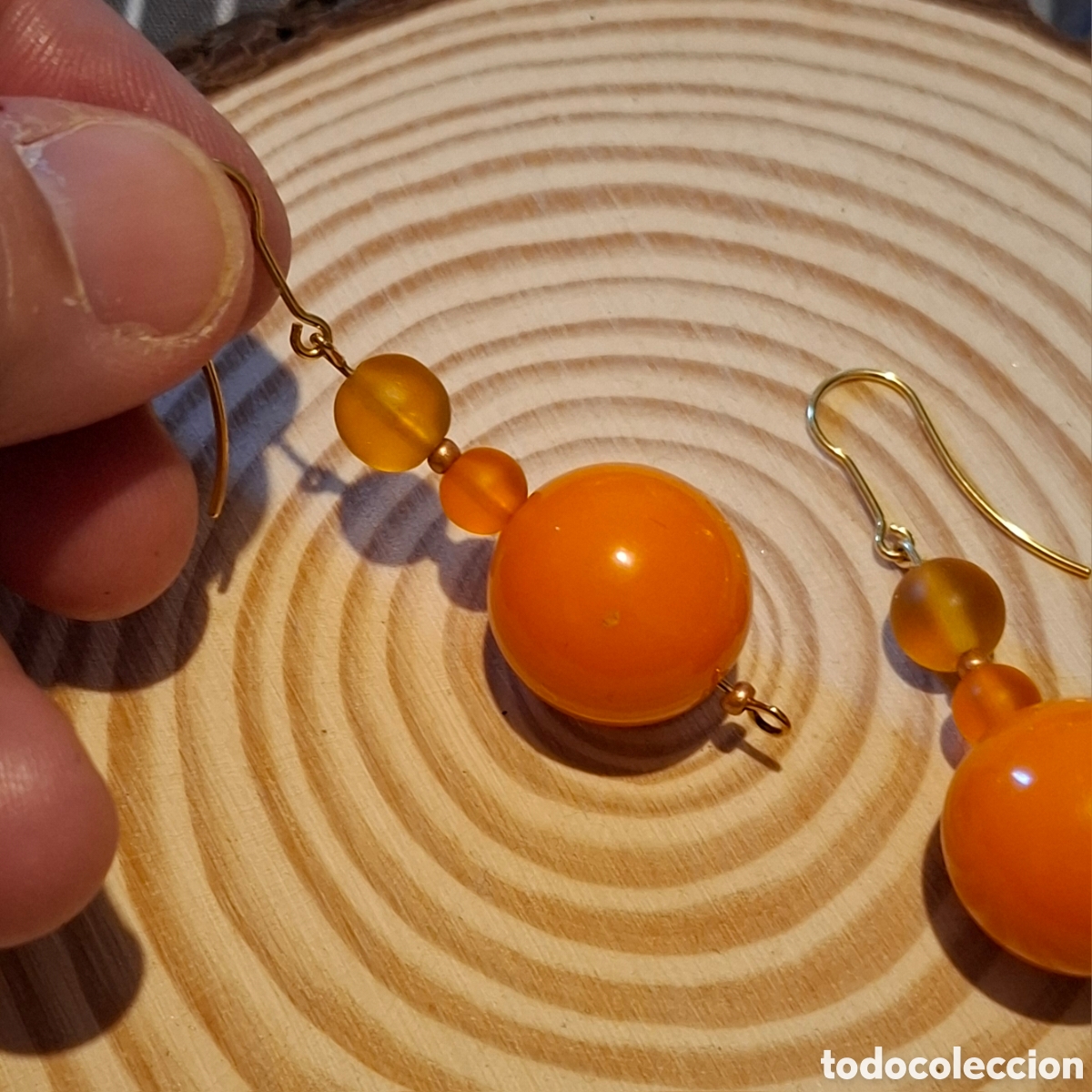 Joyeria: Pendientes en tonos naranjas - Foto 6
