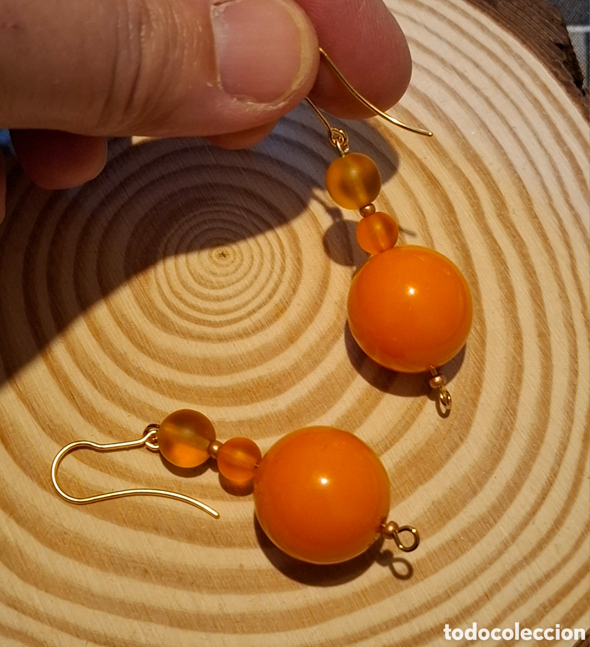 Joyeria: Pendientes en tonos naranjas - Foto 9
