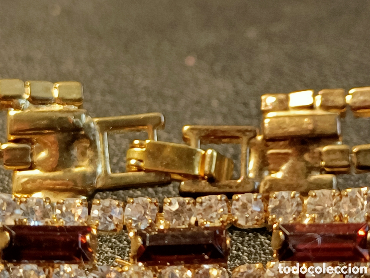 Joyeria: Pulsera con strass y cristales de color. - Foto 5