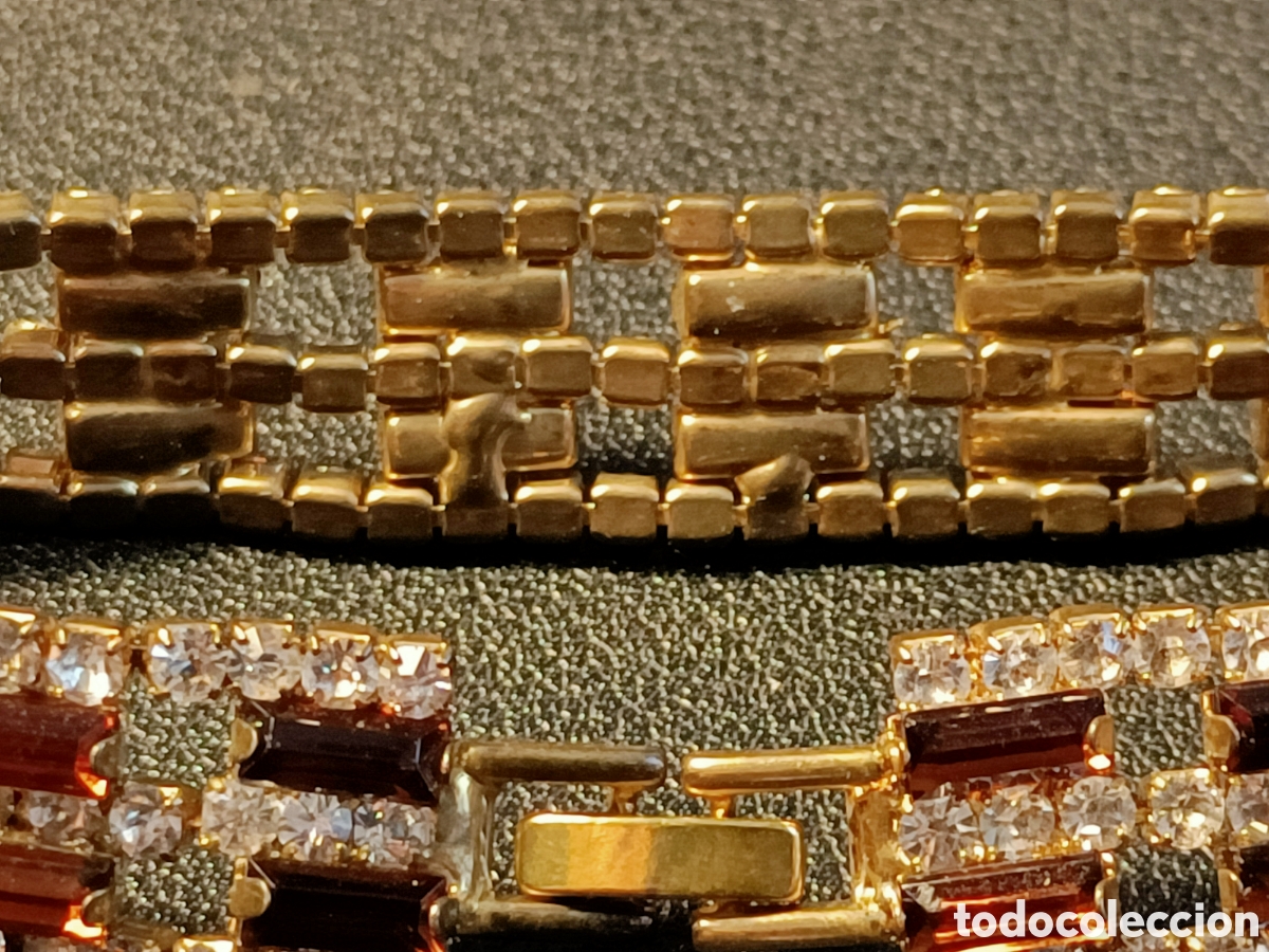 Joyeria: Pulsera con strass y cristales de color. - Foto 7
