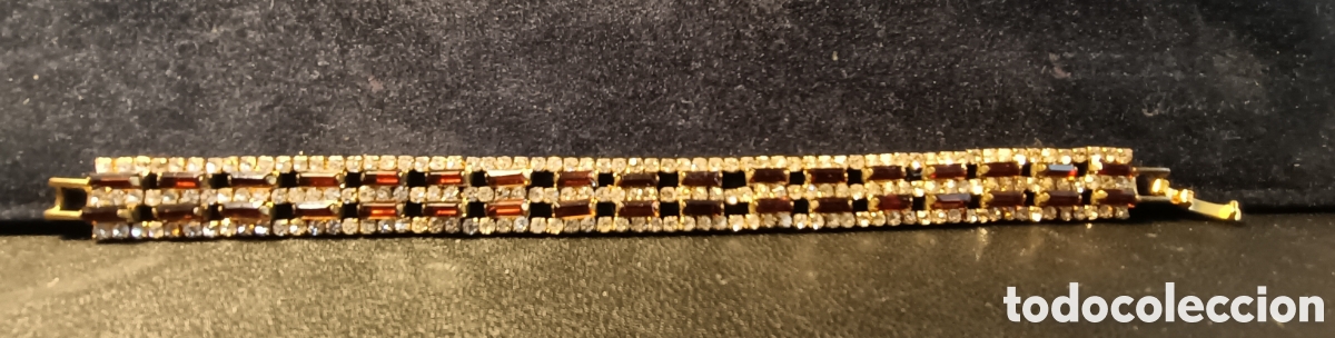 Joyeria: Pulsera con strass y cristales de color. - Foto 9