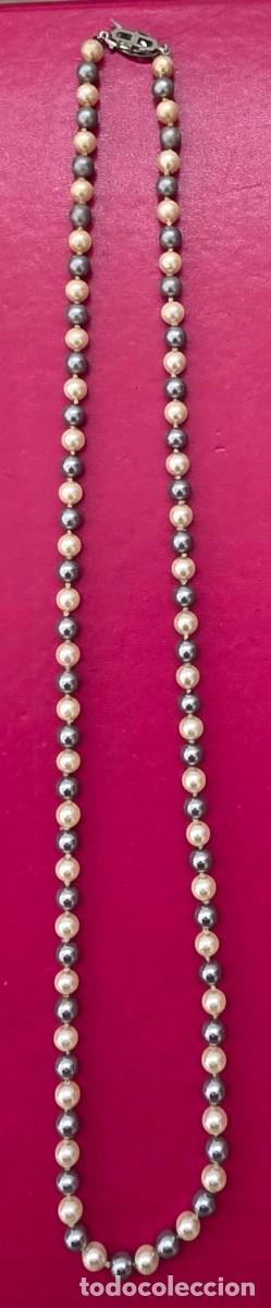 Joyeria: Collar antiguo de perlas nacaradas bicolor &ndash; 70 cm - Foto 1