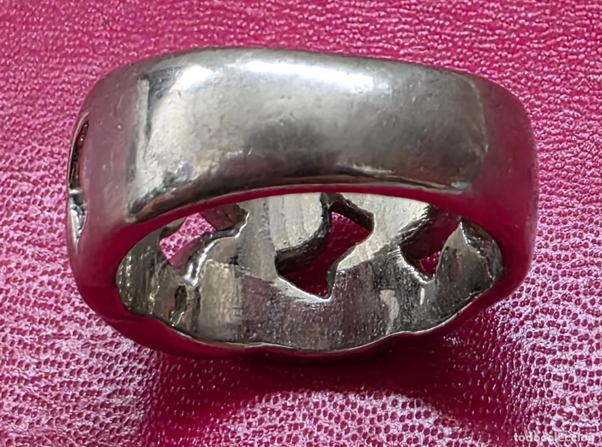 Joyeria: Anillo plateado con circonitas &ndash; dise&ntilde;o entrelazado - Foto 3