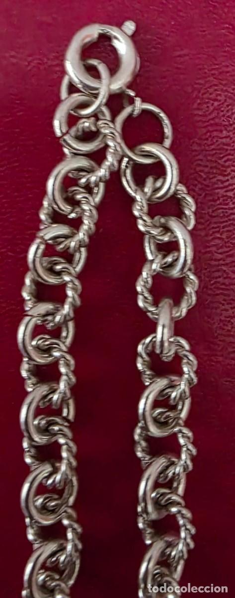 Joyeria: Collar de eslabones torcidos y redondos &ndash; largo 52 cm - Foto 2