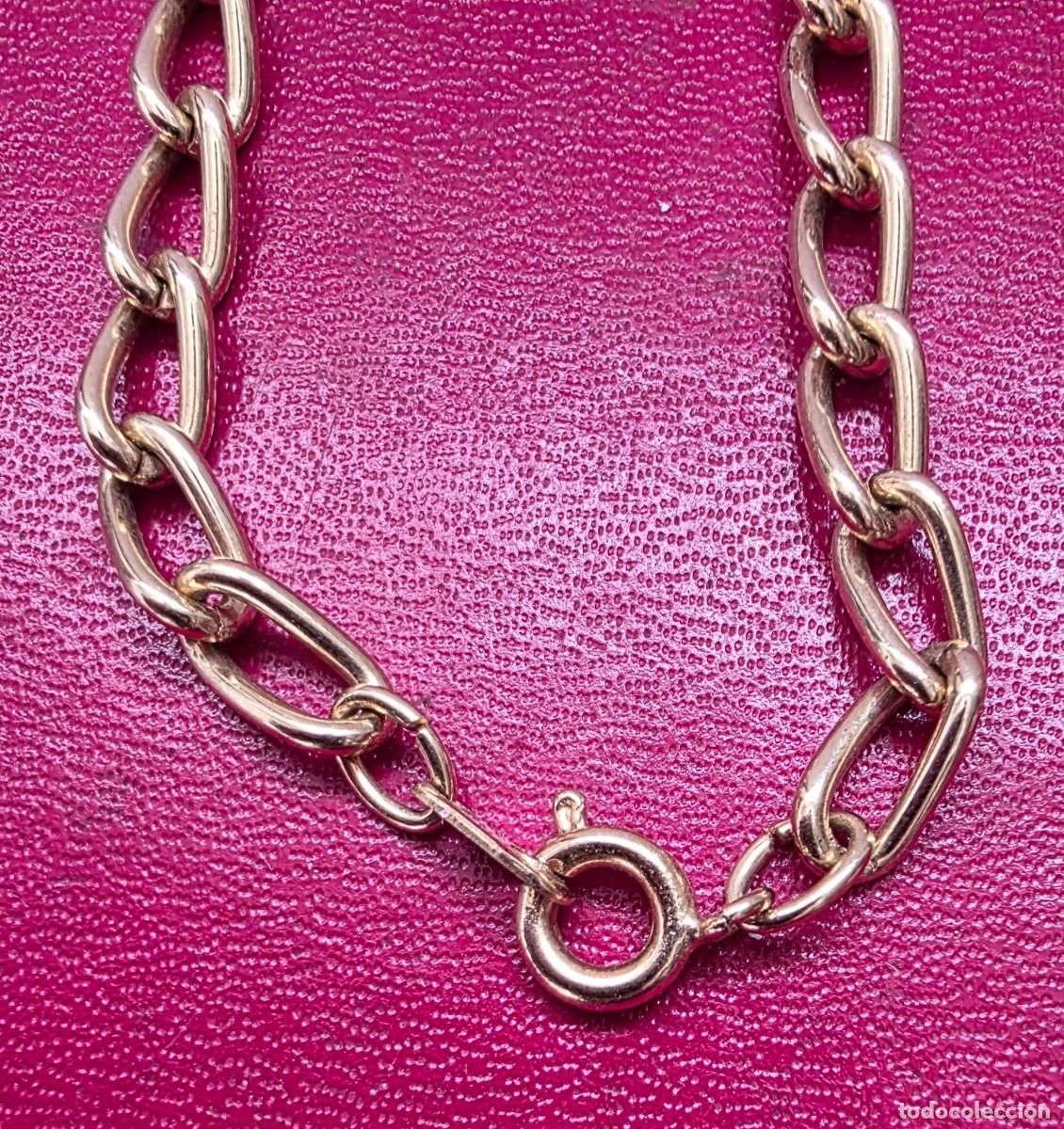 Joyeria: Pulsera de eslabones dorada vintage &middot; - Foto 2