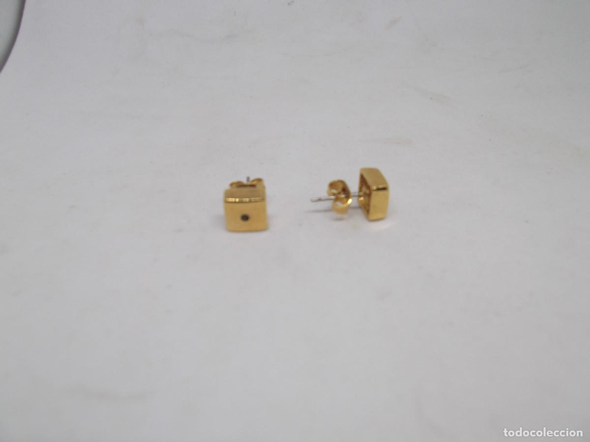 Joyeria: Pendientes de bisuteria cuadrados. - Foto 3