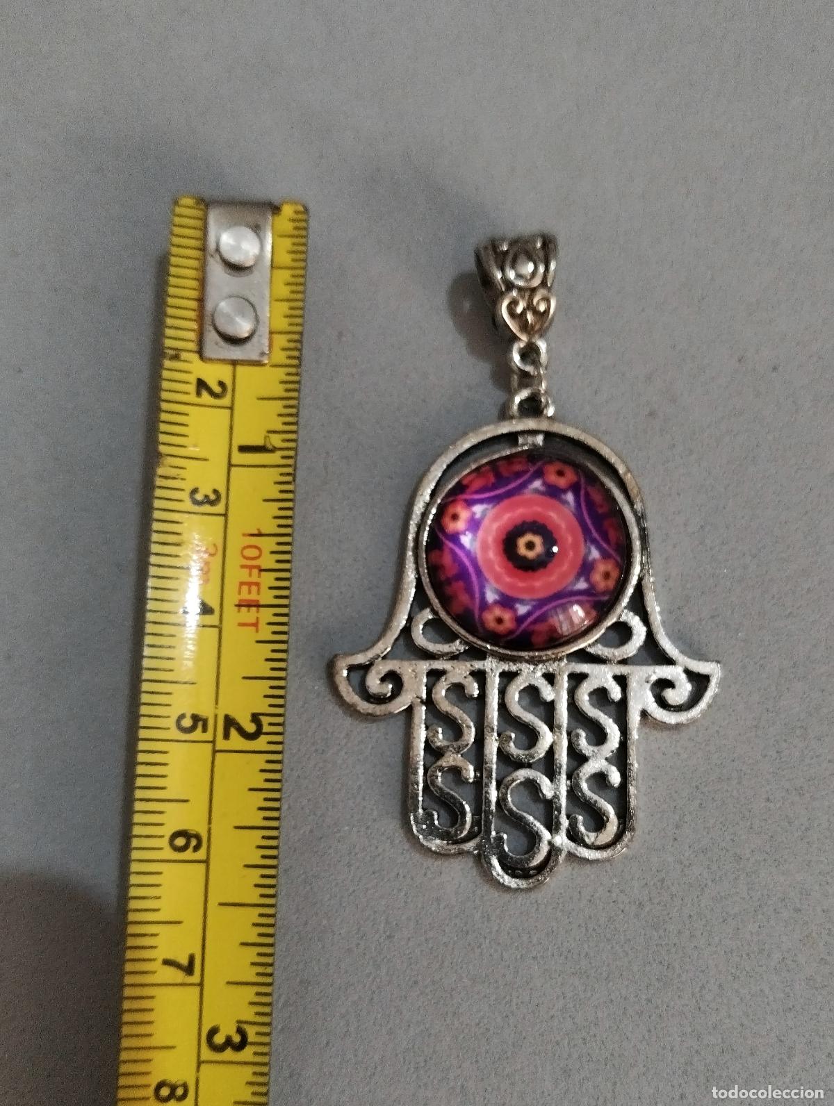 Joyeria: Colgante mano de F&aacute;tima con mandala. - Foto 2