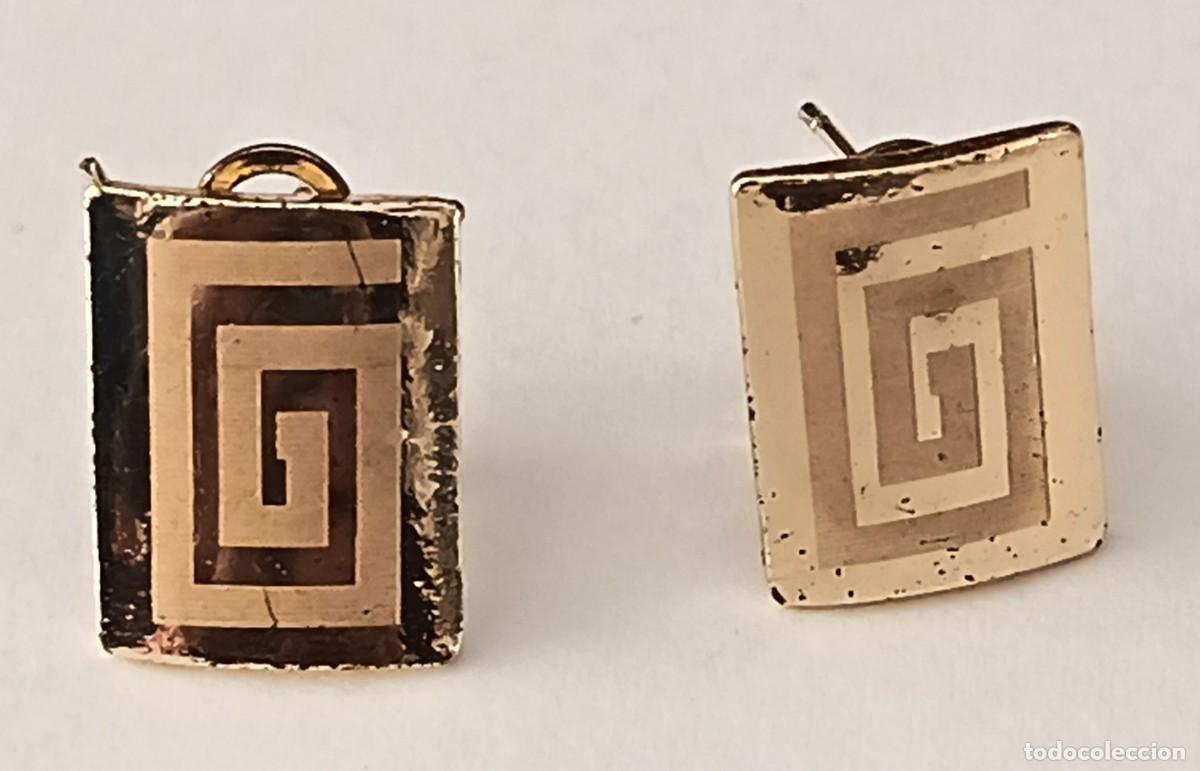 Joyeria: Pendientes metalicos. Dorados LT. - Foto 5