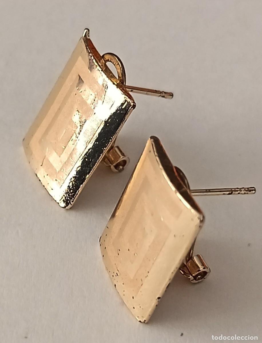 Joyeria: Pendientes metalicos. Dorados LT. - Foto 6