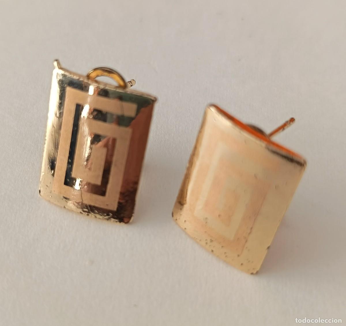 Joyeria: Pendientes metalicos. Dorados LT. - Foto 8