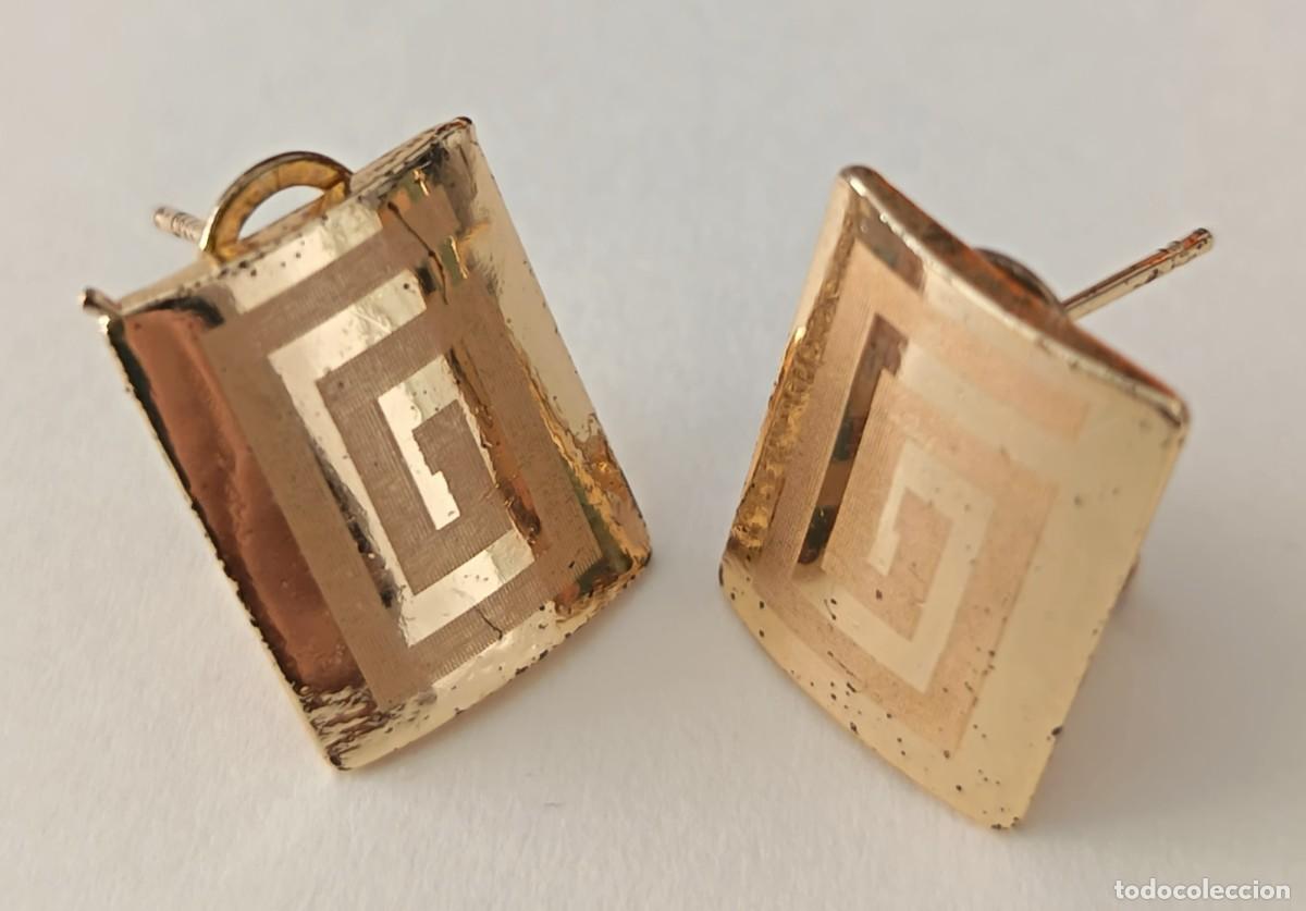 Joyeria: Pendientes metalicos. Dorados LT. - Foto 9