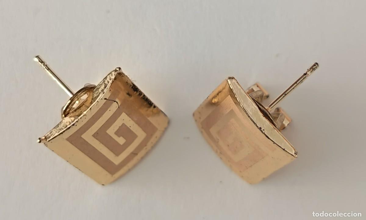 Joyeria: Pendientes metalicos. Dorados LT. - Foto 13