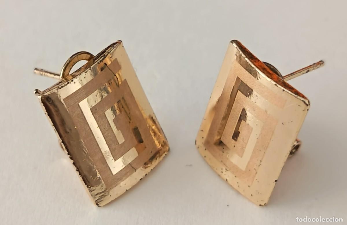 Joyeria: Pendientes metalicos. Dorados LT. - Foto 14
