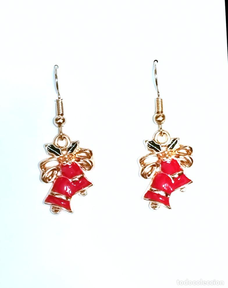 Joyeria: Pendientes navide&ntilde;os con campanas navide&ntilde;as , Nuevos - Foto 1
