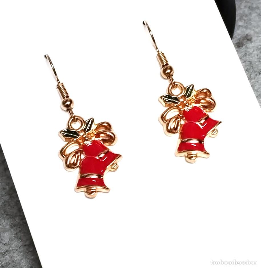 Joyeria: Pendientes navide&ntilde;os con campanas navide&ntilde;as , Nuevos - Foto 2