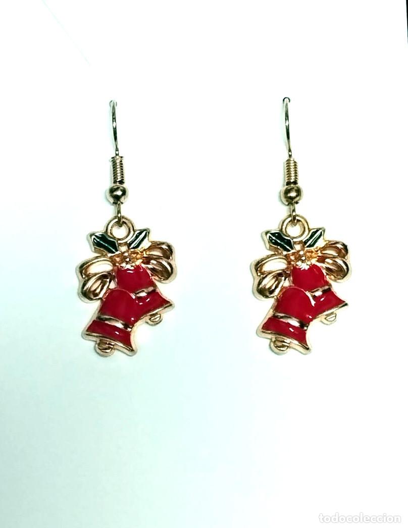 Joyeria: Pendientes navide&ntilde;os con campanas navide&ntilde;as , Nuevos - Foto 3
