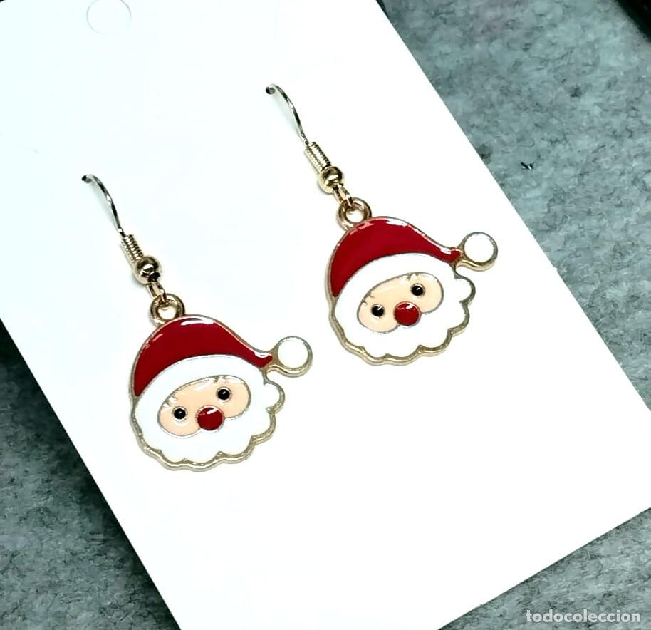 Joyeria: Pendientes navide&ntilde;os con pap&aacute; Noel , Nuevos - Foto 2