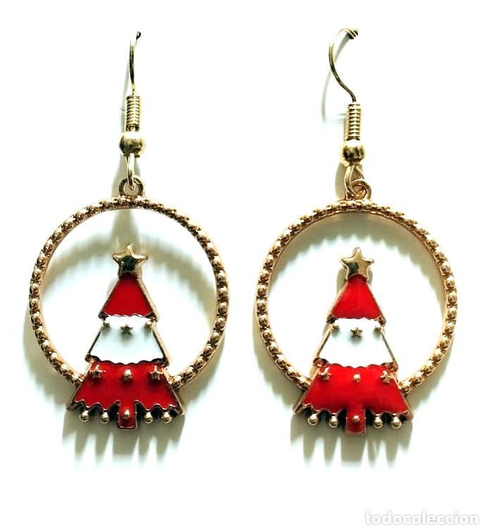 Joyeria: Pendientes navide&ntilde;os con &aacute;bol de navidad , Nuevos - Foto 1
