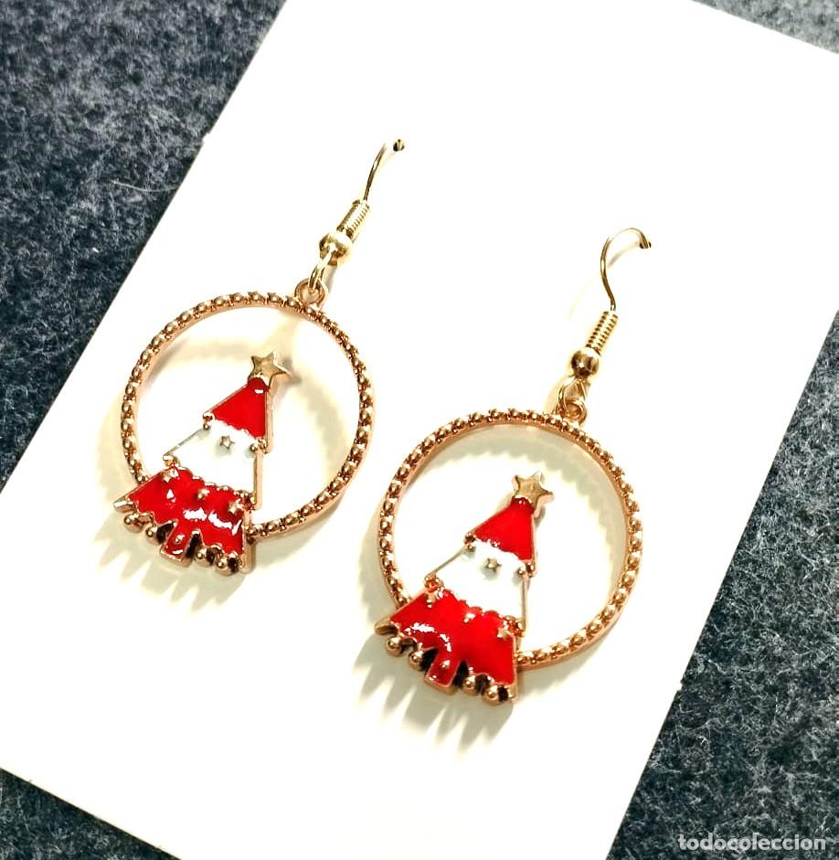 Joyeria: Pendientes navide&ntilde;os con &aacute;bol de navidad , Nuevos - Foto 2