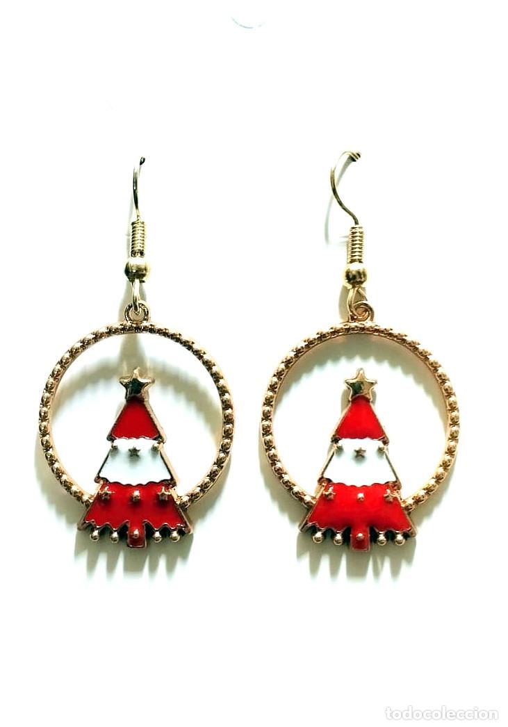 Joyeria: Pendientes navide&ntilde;os con &aacute;bol de navidad , Nuevos - Foto 3