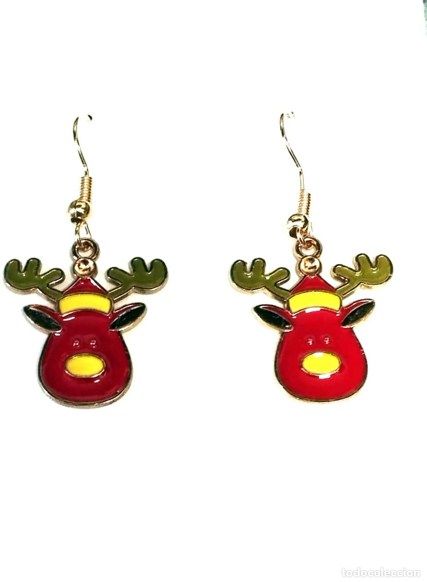 Joyeria: Pendientes navide&ntilde;os con renos, Nuevos - Foto 2
