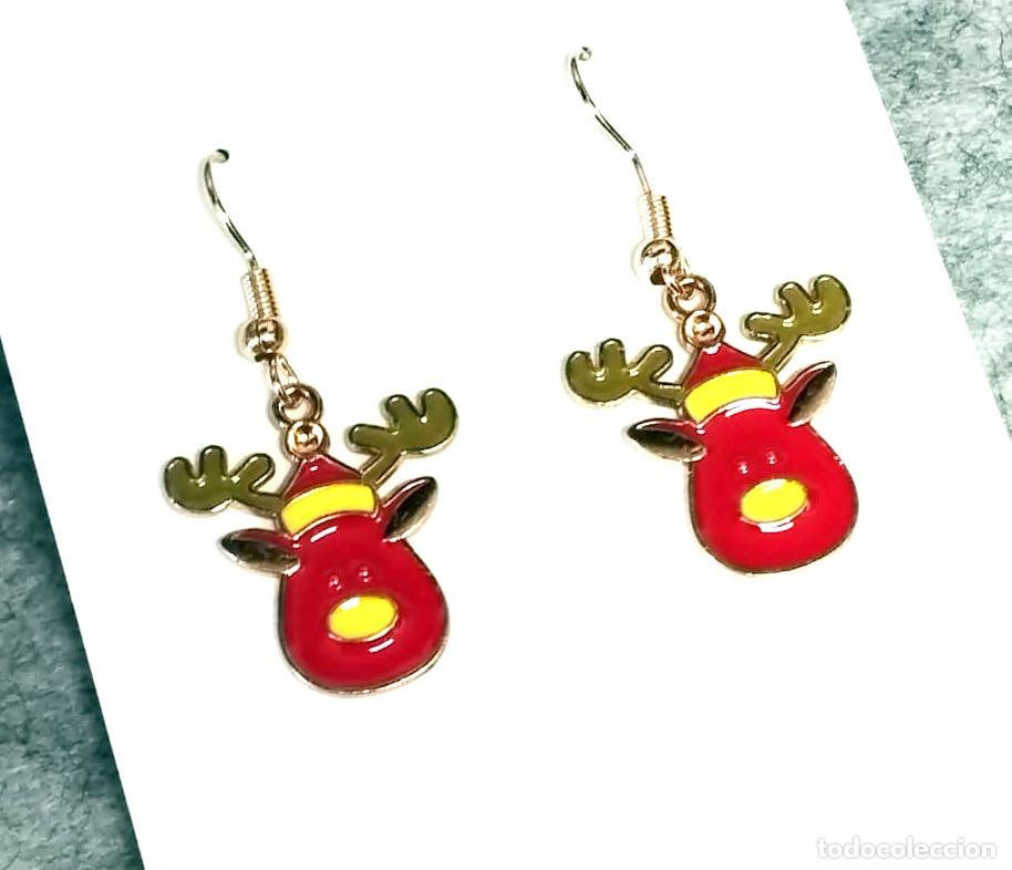 Joyeria: Pendientes navide&ntilde;os con renos, Nuevos - Foto 4
