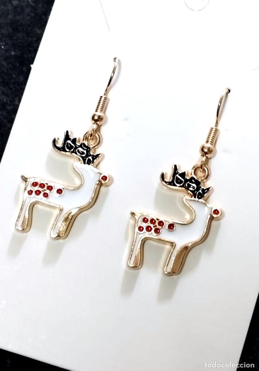 Joyeria: Pendientes navide&ntilde;os con renos, Nuevos - Foto 2