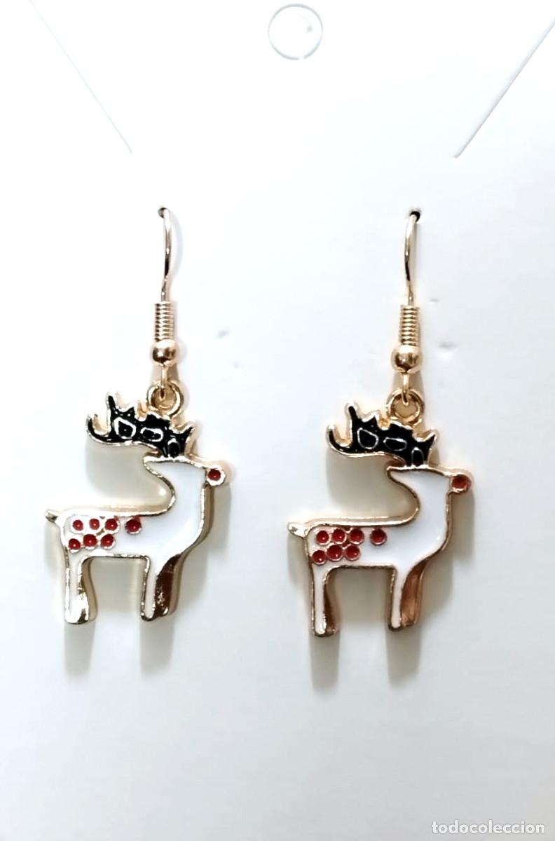 Joyeria: Pendientes navide&ntilde;os con renos, Nuevos - Foto 3