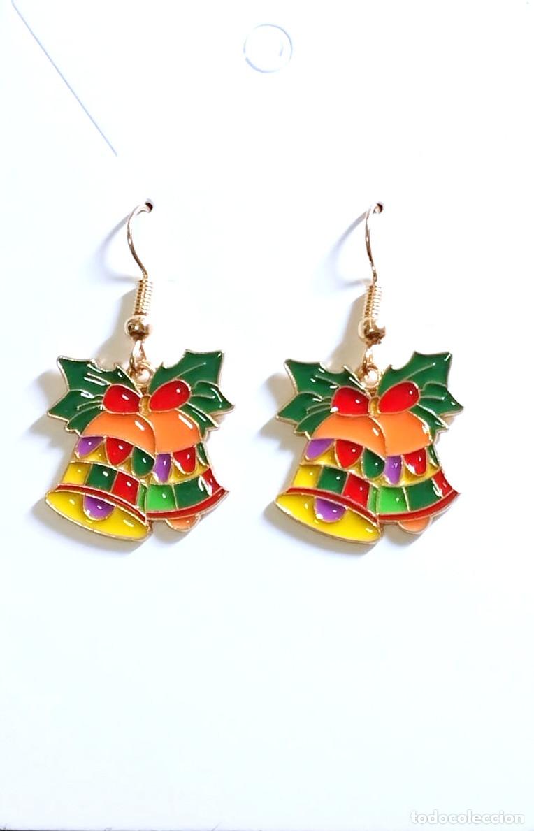 Joyeria: Pendientes navide&ntilde;os con campanas de navidad, Nuevos - Foto 3