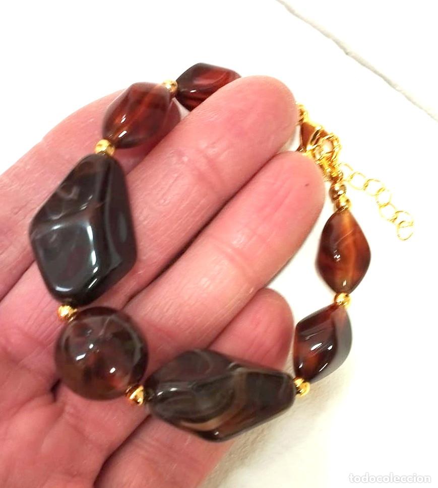 Joyeria: Pulsera color marr&oacute;n, NUEVA - Foto 2