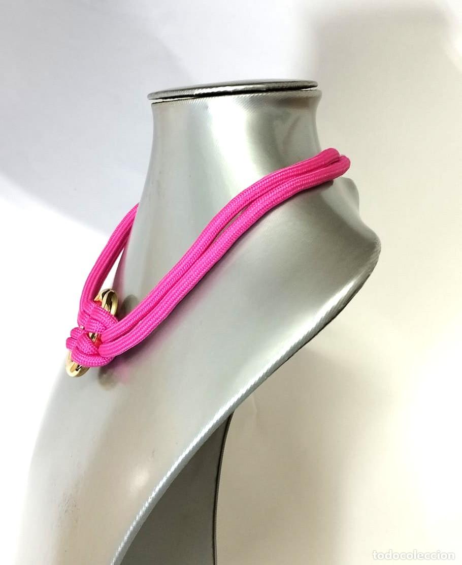 Joyeria: Collar corto color rosa, Nuevo - Foto 2