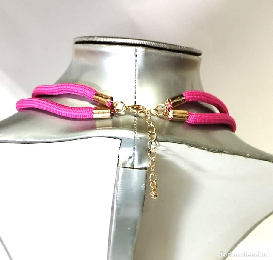 Joyeria: Collar corto color rosa, Nuevo - Foto 4