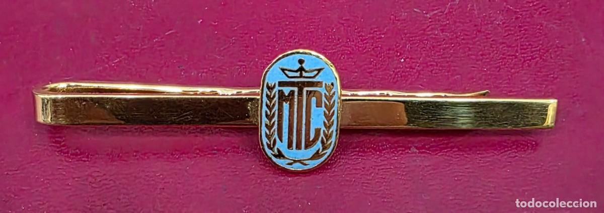 Joyeria: Pasador de corbata dorado esmaltado (7,5 cm) - Foto 1
