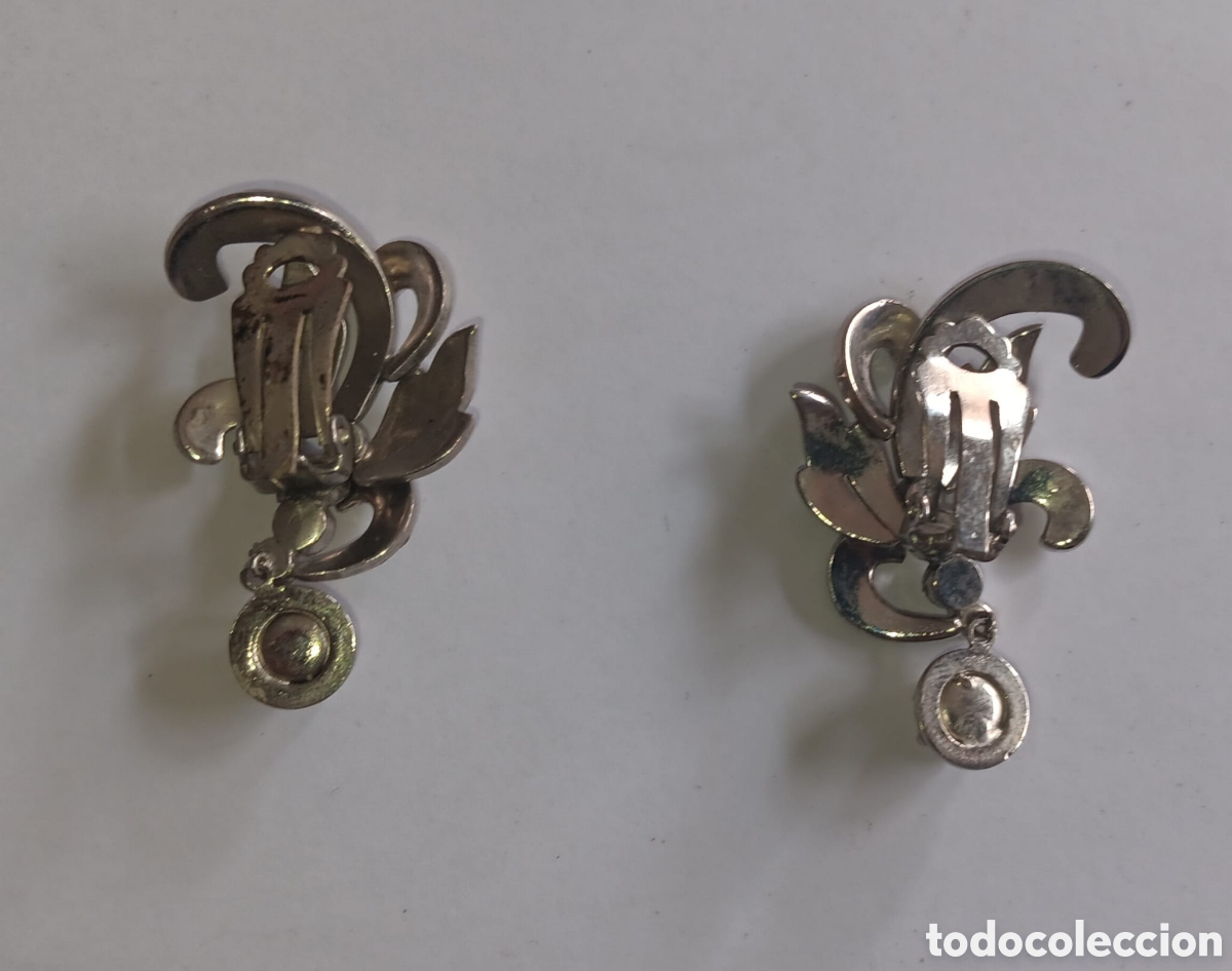 Joyeria: Pendientes a&ntilde;os 50 pedreria - Foto 3