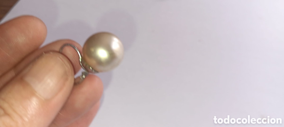 Joyeria: Pendientes perlas a&ntilde;os 50 - Foto 2